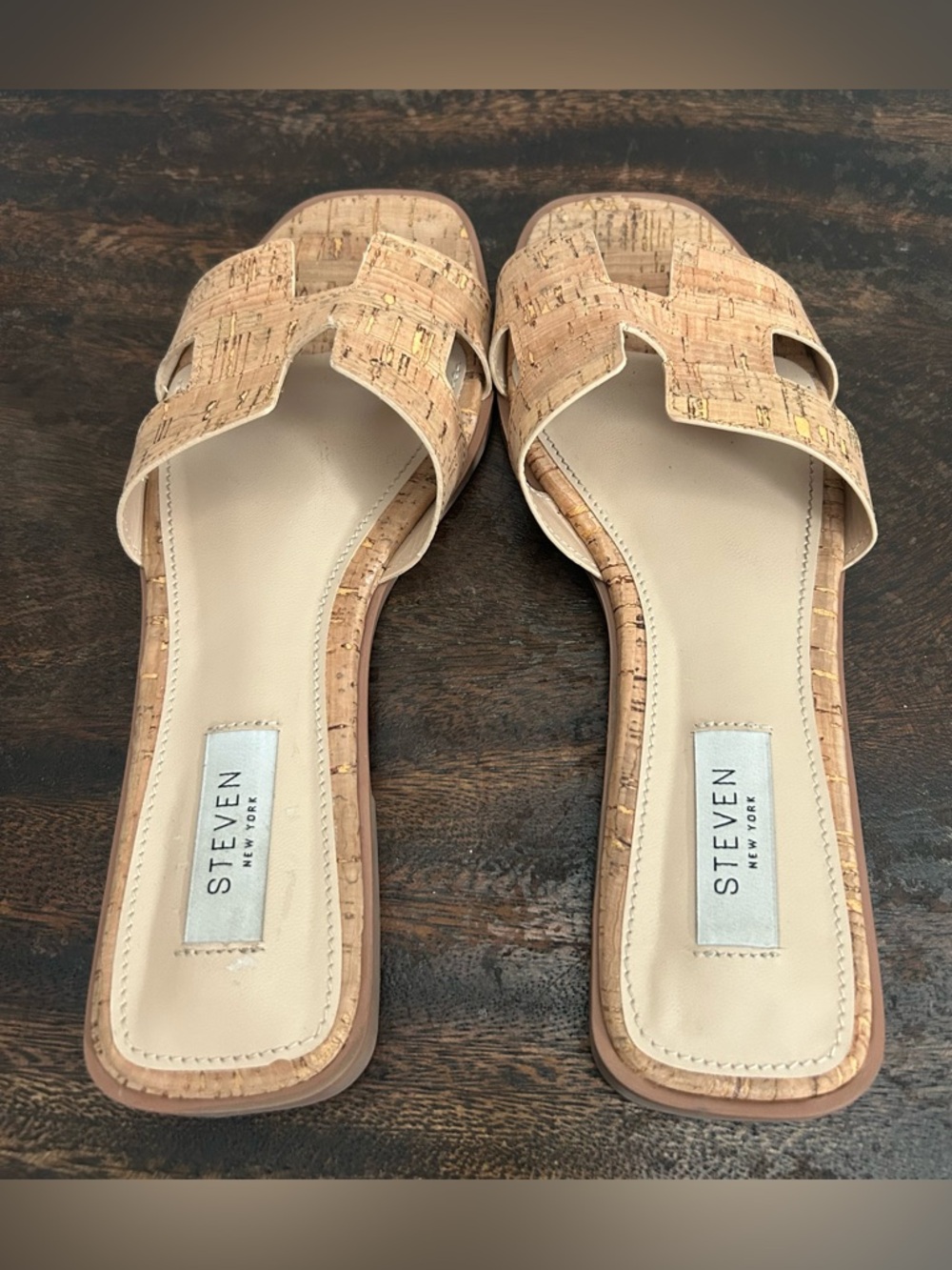 Steven New York Harlien Cork Slide Sandal - Picture 7 of 10